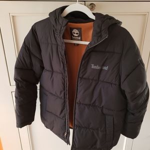 Kids Timberland black winter coat